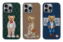 Lade das Bild in den Galerie-Viewer, 🧸 ZB Paris Gentleman iPhone Hüllen – Bärendesign