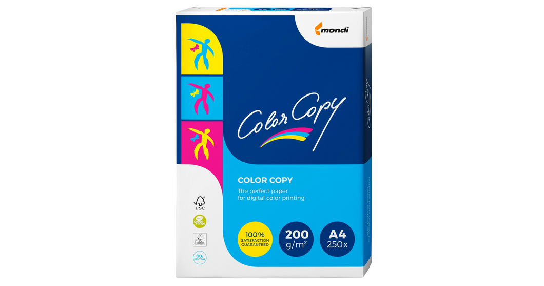 Mondi Color Copy 200g A4 250 Blatt Farblaserpapier